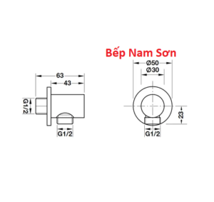BỘ TIẾP NƯỚC TRÒN HAFELE