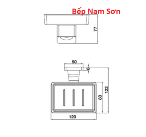 ĐĨA ĐỰNG XÀ PHÒNG MÀU ĐEN 580.41.560 ĐĨA ĐỰNG XÀ PHÒNG MÀU ĐEN 580.41.560