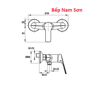 SEN TẮM MÀU ĐEN HAFELE