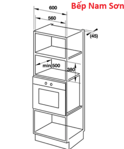 Lò vi sóng kết hợp nướng âm tủ HM-B38A - Ảnh 4