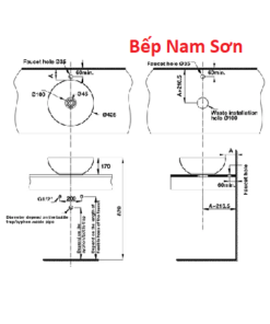 LAVABO ĐẶT BÀN HAFELE 588.82.202 - Ảnh 3