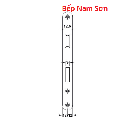 Thân khoá, cho cửa có bản lề, Startec, cấp 3, ruột khóa profile - Ảnh 3