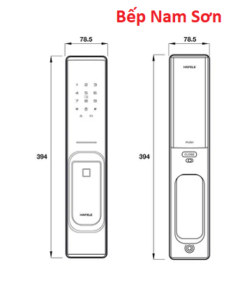 Khóa điện tử PP8100 - có chức năng Khóa bluetooth - Ảnh 3