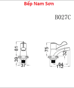 Vòi Lavabo Lạnh B027C - Ảnh 4