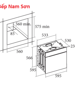 Lò nướng âm tủ OMD 7009 X - Ảnh 3