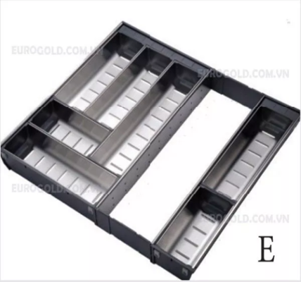 Khay chia thìa nĩa inox E0645E