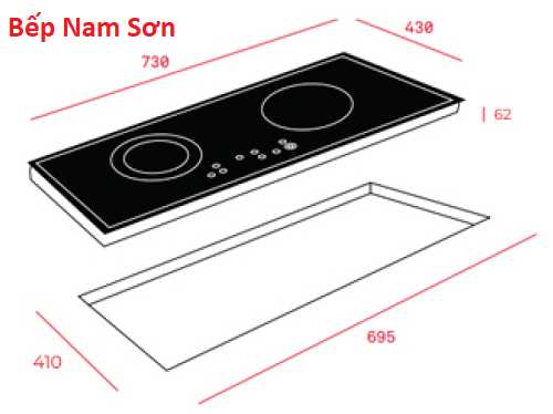 Bếp từ đôi Teka IB 702 - Ảnh 3