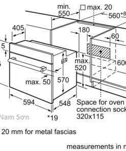 Lò nướng âm tủ Bosch HBF113BR0A Serie 2 - Ảnh 6