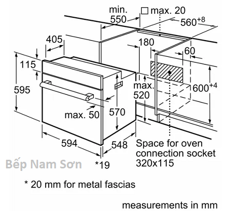 Lò nướng âm tủ Bosch HBF133BS0A Serie 2 - Ảnh 6