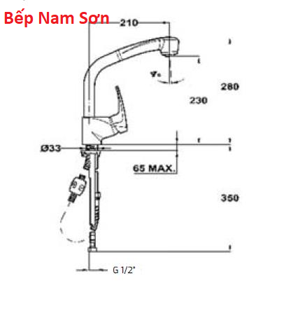 Vòi bếp Teka MB2 PULL OUT - Ảnh 3