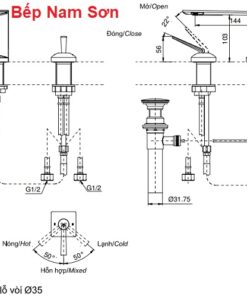 Vòi chậu gật gù nóng lạnh ZL TLP02301B - Ảnh 3