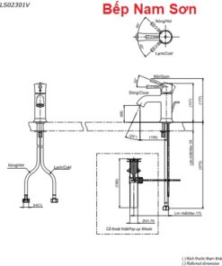 Vòi gật gù nóng lạnh LN TLS02301V - Ảnh 3