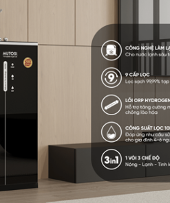 Alternative view of Máy lọc nước Nóng Lạnh Nguội Mutosi Hydrogen MP-692HC-BK
