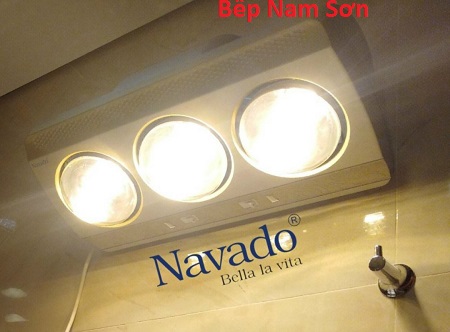 Đèn sưởi treo tường nhà tắm 3 bóng NAV-803