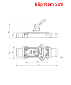 Chốt Cremone 08 Điện Zivang - Ảnh 3