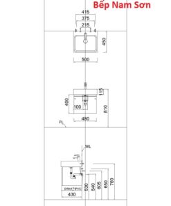 Lavabo + Tủ treo - LF5253 + EH05253AWV - Ảnh 3