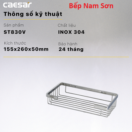 Kệ Inox Chữ Nhật ST830V - Ảnh 4