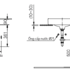 Chậu rửa đặt bàn INAX AL-294V - Ảnh 3