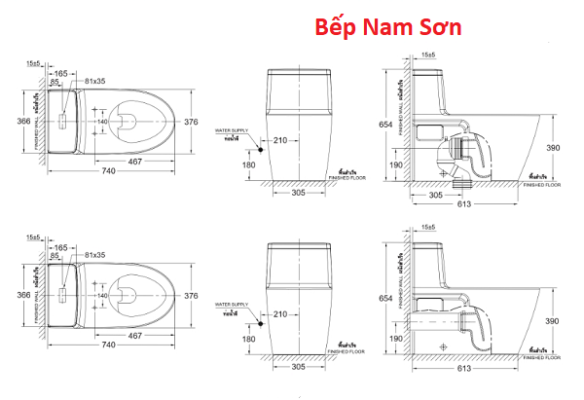 bệt liền khối
